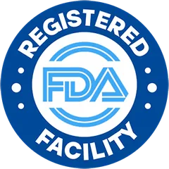 FDA-registered facility badge