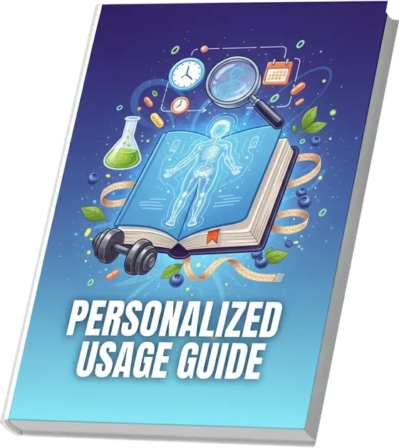 Blue e-book cover titled Personalized Usage Guide with the Olivaro name